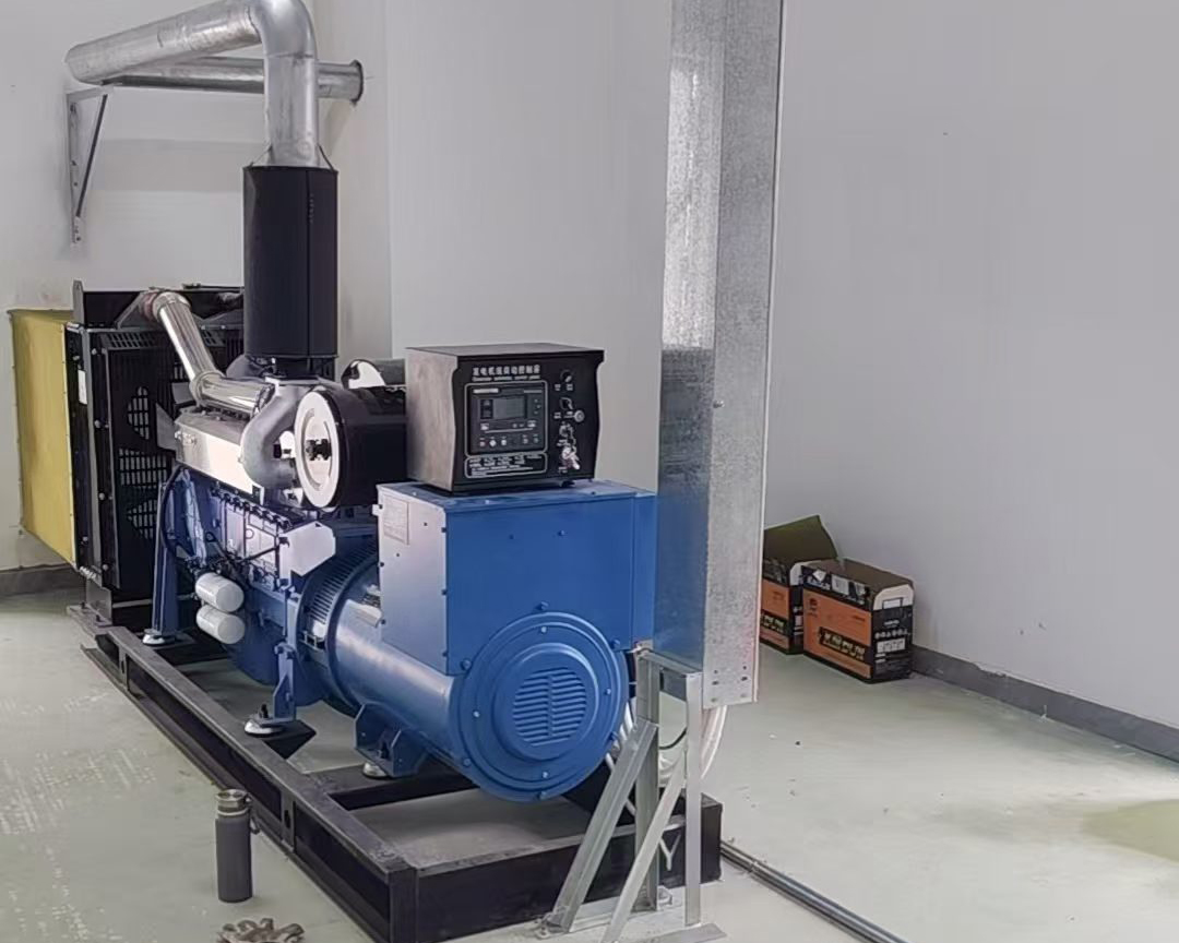山西晋城市即城区配套设施200kw 消防验收机组已安装调试完成