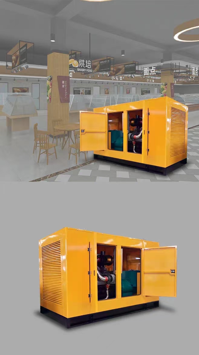 静音式柴油发电机组，医院、大型商超备用发电不二首选！